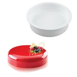 Silikomart Siliconen Vorm Universo Rond Ø18x4,8cm* Ijs En Dessert Vormen|Bakvormen Siliconen