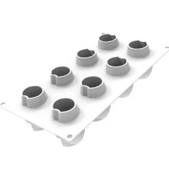 Silikomart Siliconen Vorm Taki (8) Ø5x7cm*** Bakvormen Siliconen|Ijs En Dessert Vormen