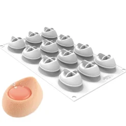 Silikomart Siliconen Vorm Nebula (12) 5,1x3,7x3,2cm* Ijs En Dessert Vormen|Bakvormen Siliconen