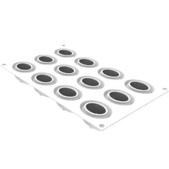 Silikomart Siliconen Vorm Nebula (12) 5,1x3,7x3,2cm* Ijs En Dessert Vormen|Bakvormen Siliconen
