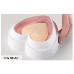 Silikomart Siliconen Vorm Amore 14,2x13,7x5cm + cutter* Bakvormen Siliconen|Ijs En Dessert Vormen