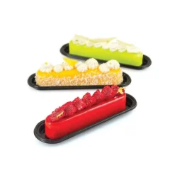 Silikomart Siliconen Vorm Eclair 13x2,5x2,5cm (10)* Ijs En Dessert Vormen|Bakvormen Siliconen
