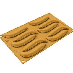 Silikomart Siliconen Vorm Peul (10x) 11x3,5x1,2cm*** Bakvormen Siliconen|Ijs En Dessert Vormen