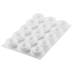 Silikomart Siliconen Vorm Oblio (15x) Ø50x20(h)mm* Bakvormen Siliconen|Ijs En Dessert Vormen