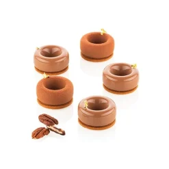 Silikomart Siliconen Vorm Oblio (15x) Ø50x20(h)mm* Bakvormen Siliconen|Ijs En Dessert Vormen