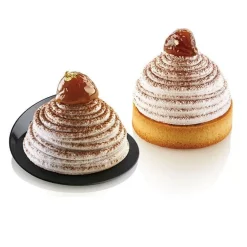 Silikomart Siliconen Vorm Montblanc (6) Ø74x42mm* Bakvormen Siliconen|Ijs En Dessert Vormen