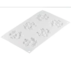Silikomart Siliconen Vorm Honing (6) Ø74x8mm* Ijs En Dessert Vormen|Bakvormen Siliconen