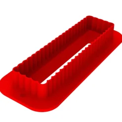 Silikomart Siliconen Vorm Rechthoek (8) 12,8x3,3cm + cutter* Bakvormen Siliconen|Ijs En Dessert Vormen