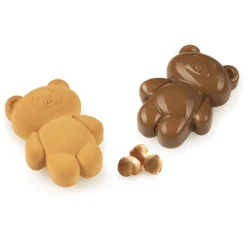 Silikomart Siliconen Vorm Teddybeer (8) 7,9x5,6x2,7cm* Ijs En Dessert Vormen|Bakvormen Siliconen