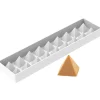 Silikomart Siliconen Vorm Pyramide (18) 3,2x3,2cm* Bakvormen Siliconen|Ijs En Dessert Vormen