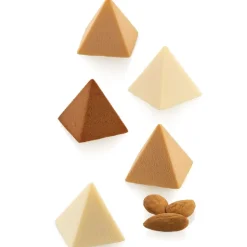 Silikomart Siliconen Vorm Pyramide (18) 3,2x3,2cm* Bakvormen Siliconen|Ijs En Dessert Vormen