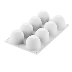 Silikomart Siliconen Vorm Dome (8) Ø62x52mm* Bakvormen Siliconen|Ijs En Dessert Vormen