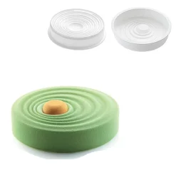 Silikomart Siliconen Vorm Vague Ø20x4,5cm* Ijs En Dessert Vormen|Bakvormen Siliconen