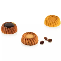 Silikomart Siliconen Vorm Torta XS (18) Ø4x1,5cm* Bakvormen Siliconen|Ijs En Dessert Vormen