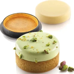 Silikomart Siliconenvorm & Taartring Set Rond Ø7cm*** Ijs En Dessert Vormen|Bakvormen Siliconen