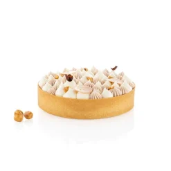 Silikomart Taarting Exoglass Geperforeerd Ø160x35(h)mm* Dessertringen|Ronde Bakvormen