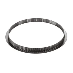 Silikomart Taartring Exoglass Geperforeerd Ø23x2cm* Dessertringen|Ronde Bakvormen