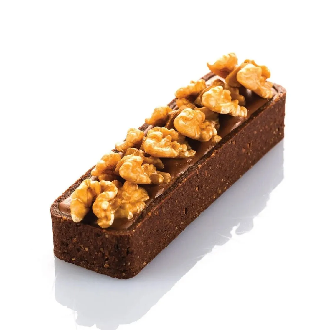 Silikomart Taartring Exoglass Geperforeerd 12x3,5cm Set/6* Dessertringen|Rechthoekige Bakvormen