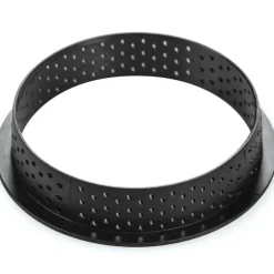 Silikomart Taartring Exoglass Geperforeerd Ø7x2cm set/8* Dessertringen|Ronde Bakvormen