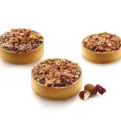 Silikomart Taartring Exoglass Geperforeerd Ø7x2cm set/8* Dessertringen|Ronde Bakvormen