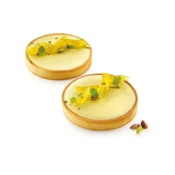 Silikomart Taartring Exoglass Geperforeerd Ø12x2cm*** Dessertringen|Ronde Bakvormen