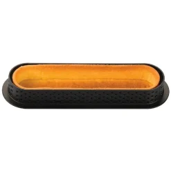 Silikomart Taartring Exoglass Geperforeerd 14,6x3,5cm Set/6* Dessertringen|Ovale Bakvormen