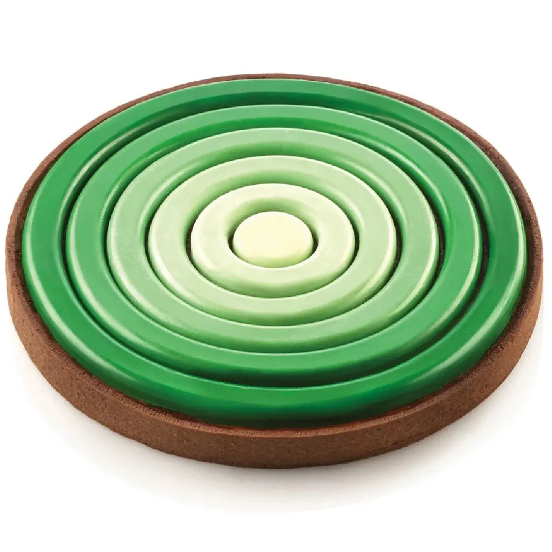 Silikomart Taartring Exoglass Geperforeerd Ø21x2cm* Dessertringen|Ronde Bakvormen