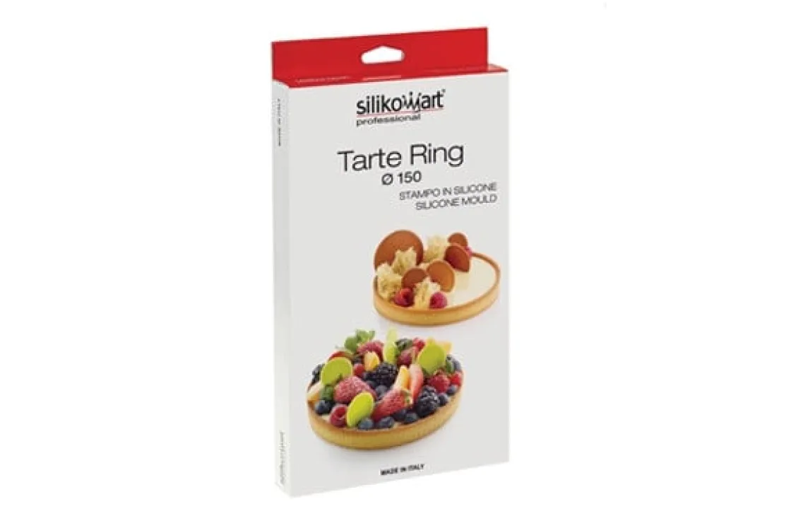 Silikomart Silikormart Taartring Exoglass Geperforeerd Ø15x2cm set/2* Dessertringen|Ronde Bakvormen