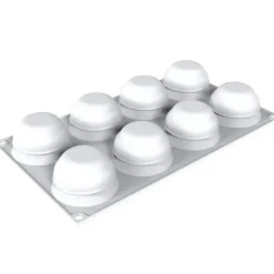 Silikomart Sillikomart Siliconen Bakvorm Kiku Ø5,8x3,7cm (8)* Bakvormen Siliconen|Ijs En Dessert Vormen