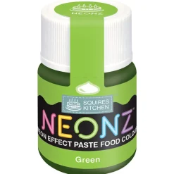 Squires Kitchen SK NEONZ Kleurstof Gel Groen 20g*** Gel Kleurstoffen