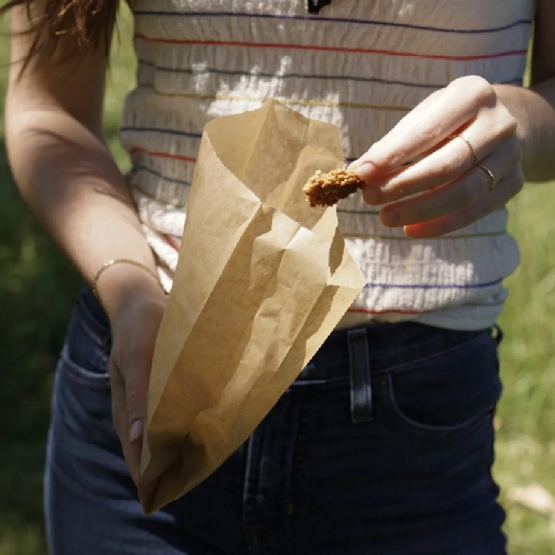 If You Care Snack/Broodzak Ongebleekt Papier 12x35x5,5cm 30st.* Zakken