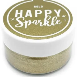 Happy Sprinkles Sparkles Goud Eetbaar 12g* Eetbare Strooisels