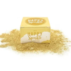 Happy Sprinkles Sparkles Goud Eetbaar 12g* Eetbare Strooisels