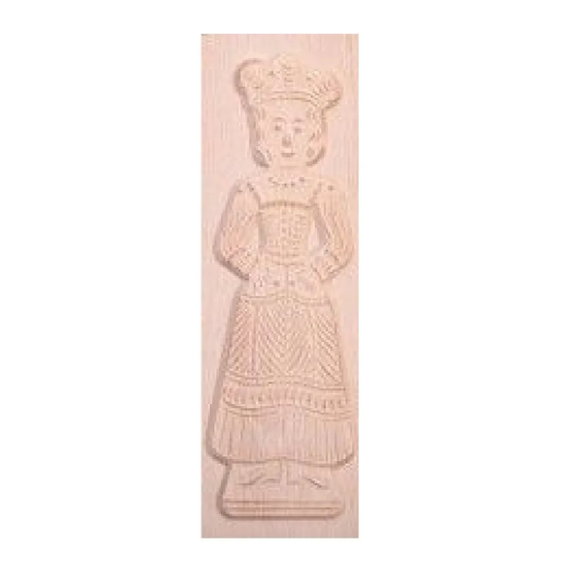 Overig Speculaasplank Groot Pop Vrouw 30,5x10cm.* Speculaasplanken