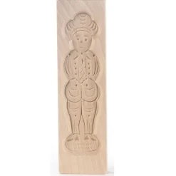 Overig Speculaasplank Medium Pop Man (Piet) 20,5x5,5cm.* Speculaasplanken