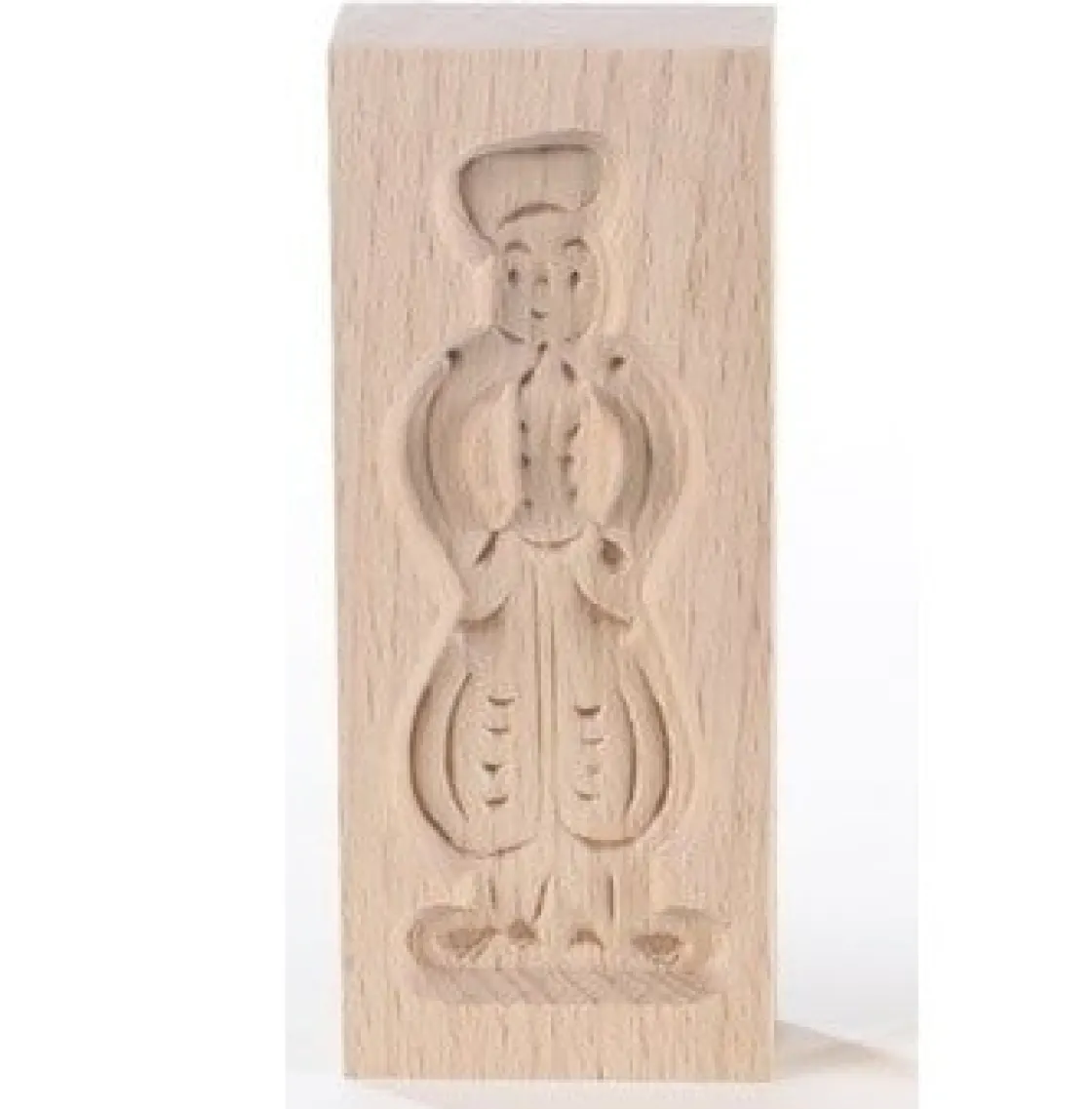 Overig Speculaasplank Mini Pop Man (Piet) 8,5x3,5cm.* Speculaasplanken