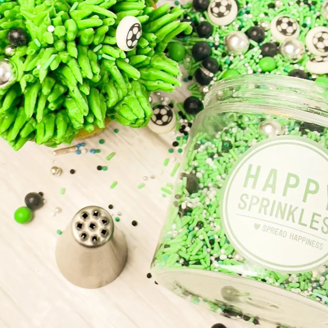 Happy Sprinkles Sprinkles Football Champion 90g* Eetbare Strooisels