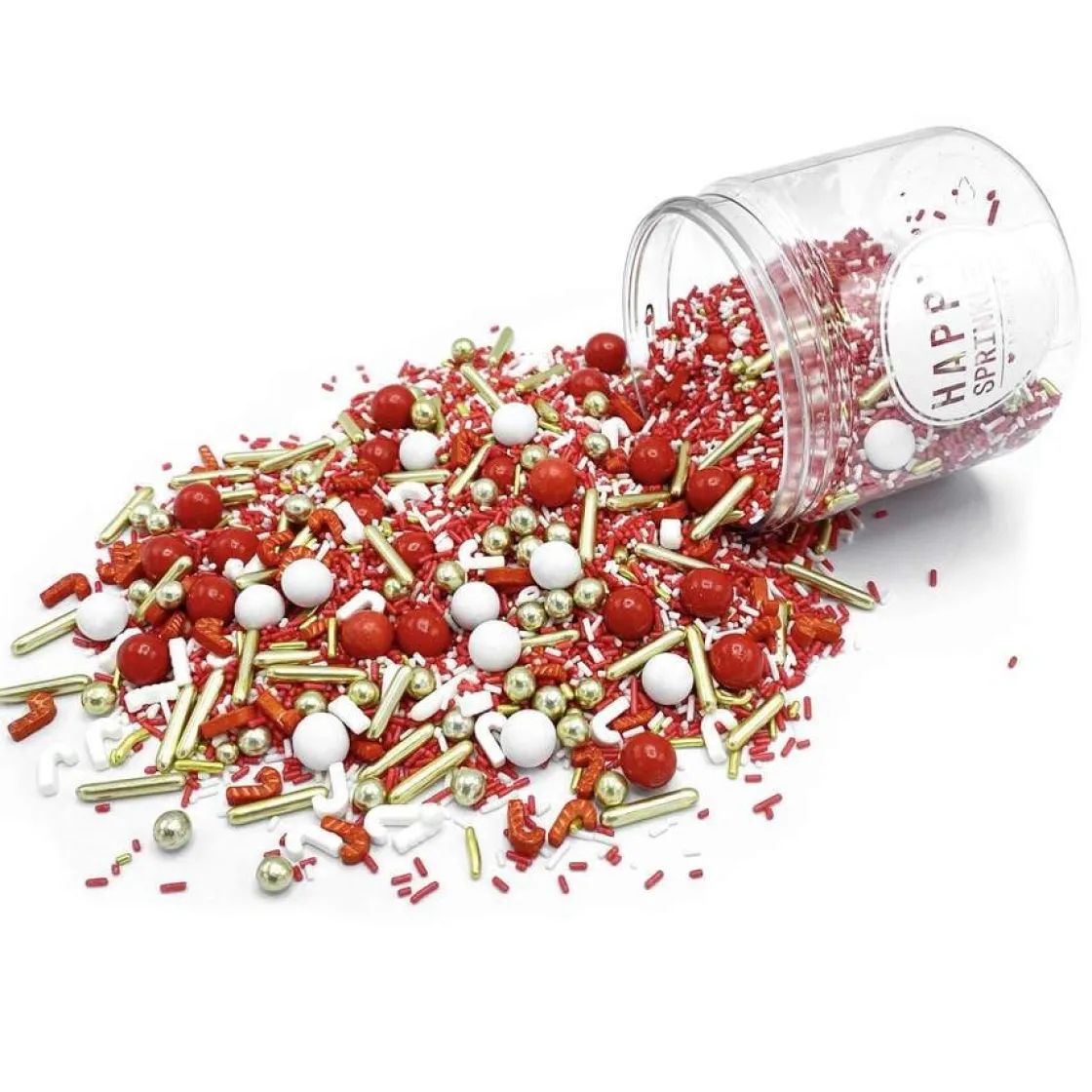 Happy Sprinkles Sprinkles Holly Jolly 90g* Eetbare Strooisels
