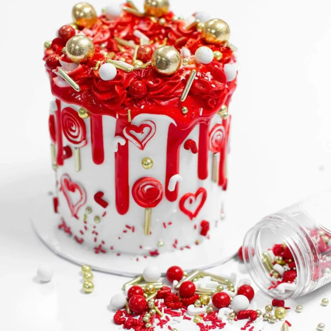 Happy Sprinkles Sprinkles Holly Jolly 90g* Eetbare Strooisels