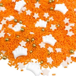Happy Sprinkles Sprinkles Koningsdag Oranje 90g* Eetbare Strooisels
