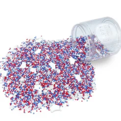 Happy Sprinkles Sprinkles Koningsdag Rood-Wit-Blauw 90g* Eetbare Strooisels