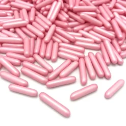Happy Sprinkles Sprinkles Rods Pink Dull 90g* Eetbare Strooisels