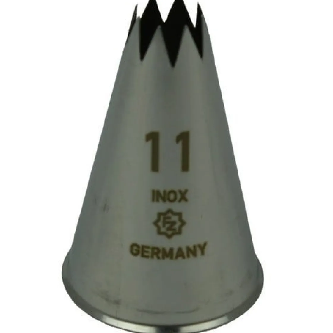 Overig Spuitmondje gekarteld 8 Tands RVS 11mm* Spuitmondjes