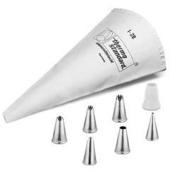 Thermohauser Spuitzakset katoen 28cm (8-delig)* Spuitzakken