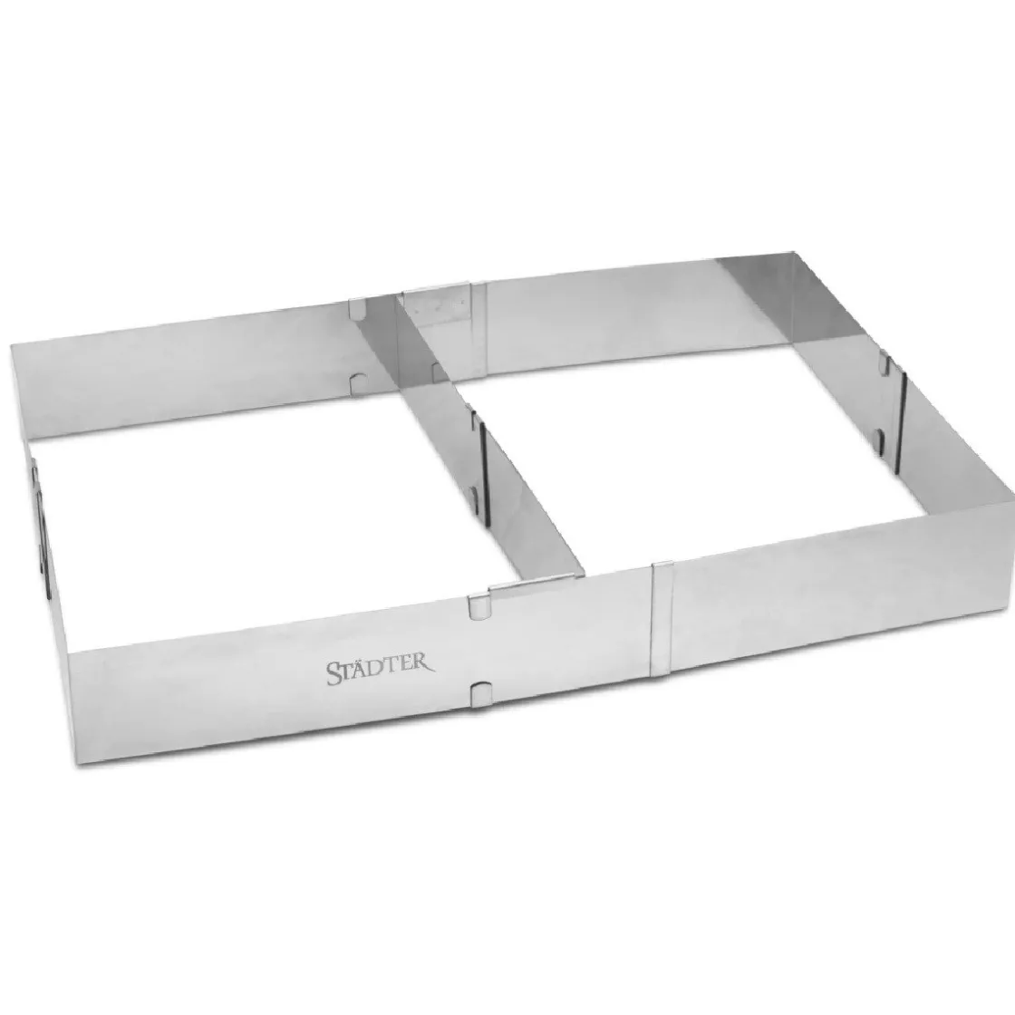 Städter Bakraam Verstelbaar Rechthoek 27,5-53 x 18-33 x 6 cm* Rechthoekige Bakvormen