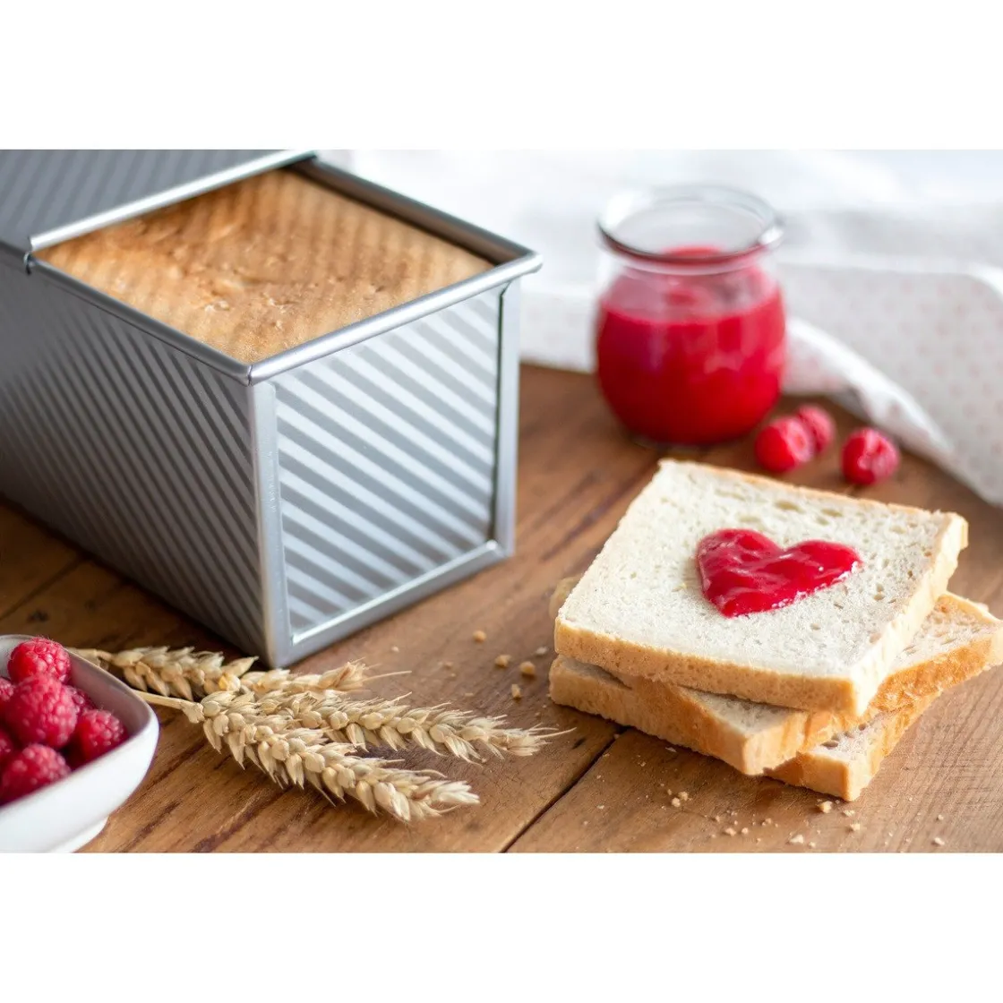 Städter Casino Broodvorm met Deksel 21,5x12cm* Rechthoekige Bakvormen