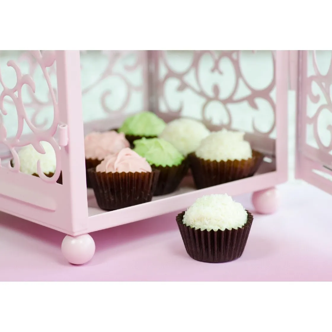 Städter Mini Muffin/Bonboncups Bruin Papier 100st.* Chocolade Verpakkingen|Bakvormen Papier