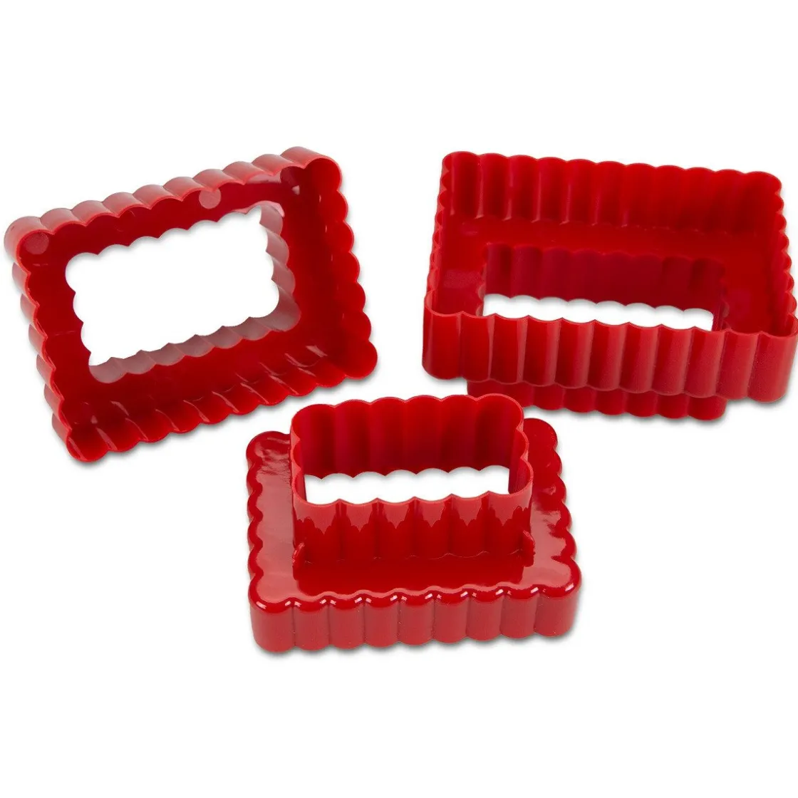 Städter Uitsteekvormen Rechthoek Set/3* Figuur Stekers