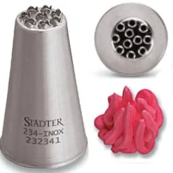 Städter Vogelnest/gras spuitmondje RVS 15mm.* Spuitmondjes