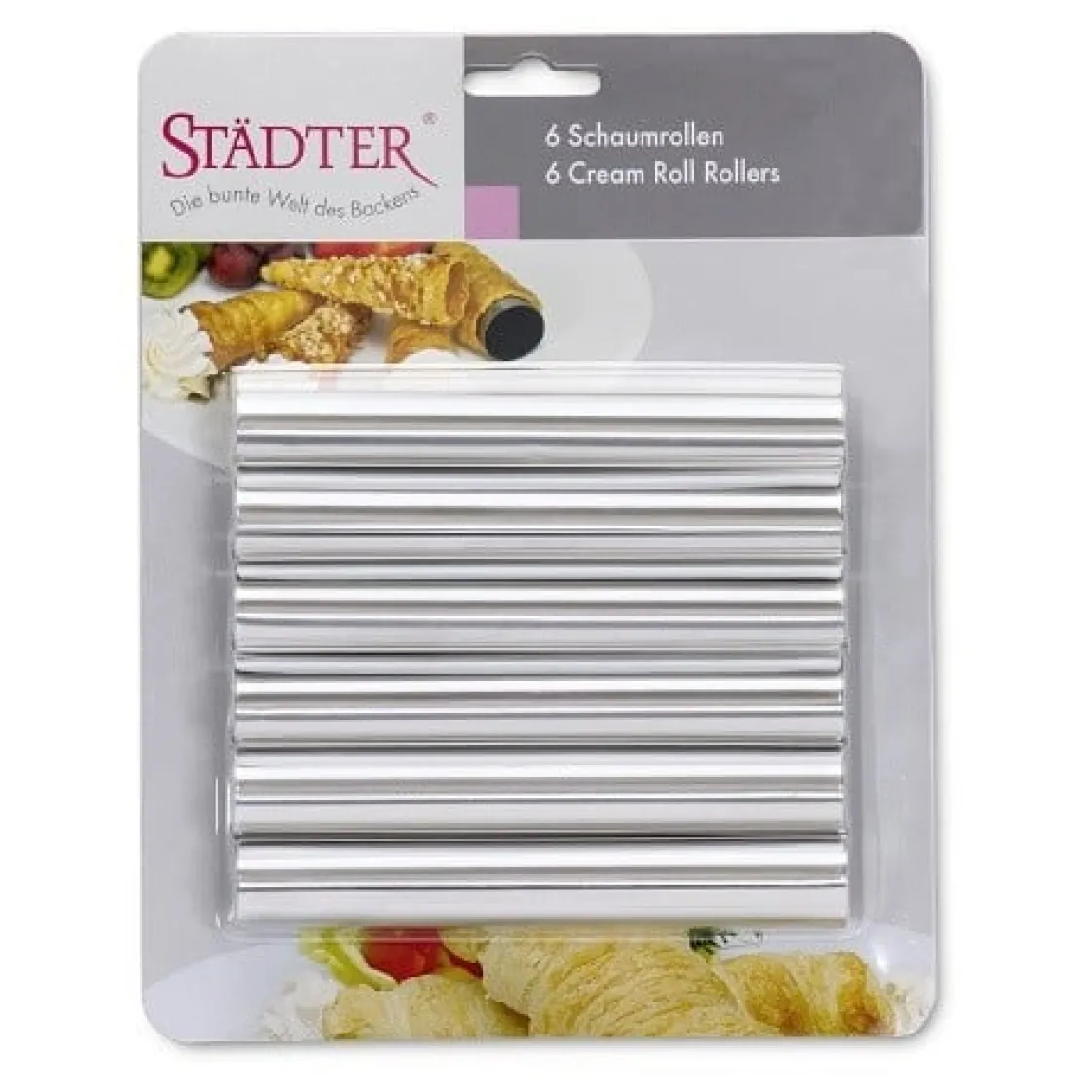 Städter Vulrollen RVS 14cm Set/6* Speciale Bakvormen